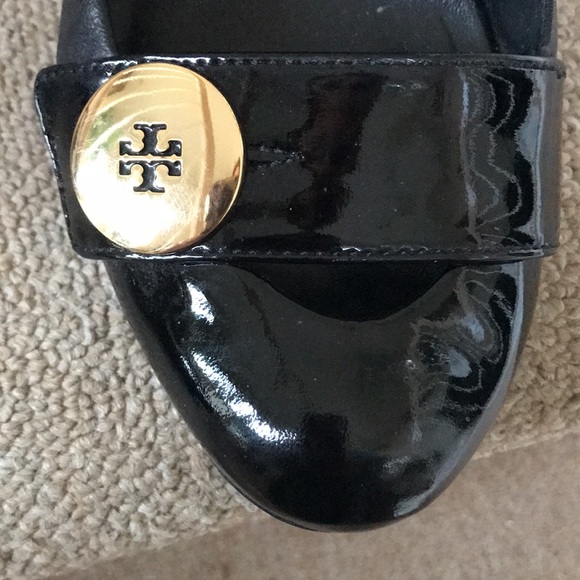 Tory Burch sling back black pumps size 7.5 - Picture 9 of 11
